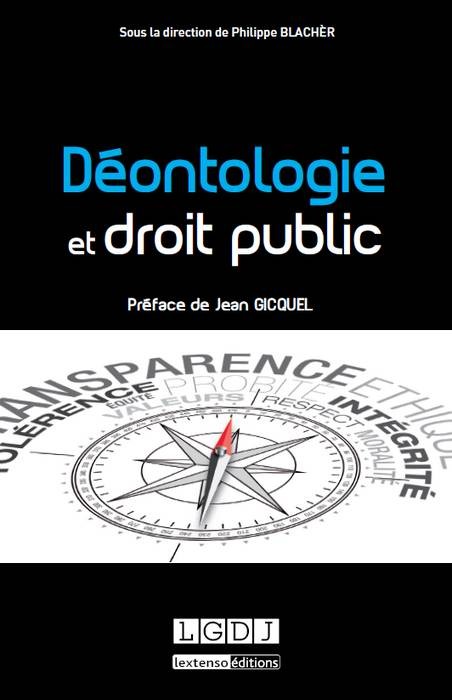 couverture publication deontologie et droit public